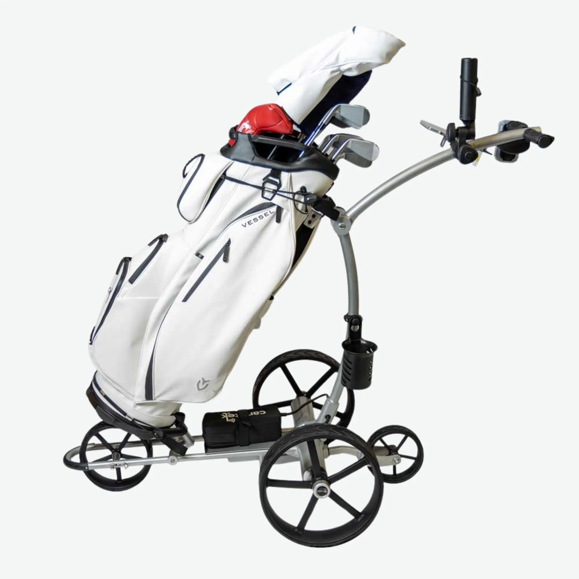 Cart Tek 1500 V3 Electric Golf Push Cart With Remote Control - Image 13