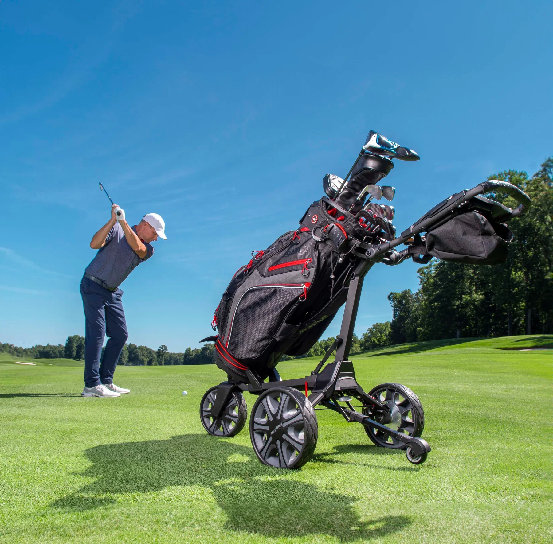 BagBoy Volt Electric Golf Push Cart - Image 11