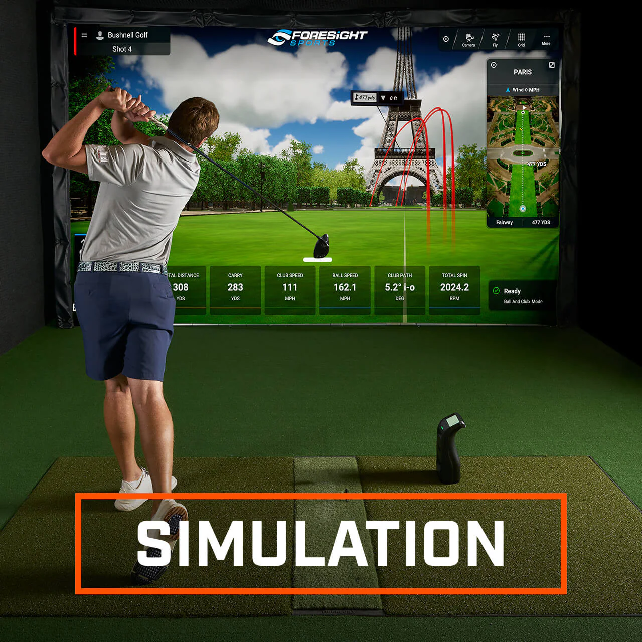 Bushnell Launch Pro Circle B Portable Golf Launch Monitor - Image 4