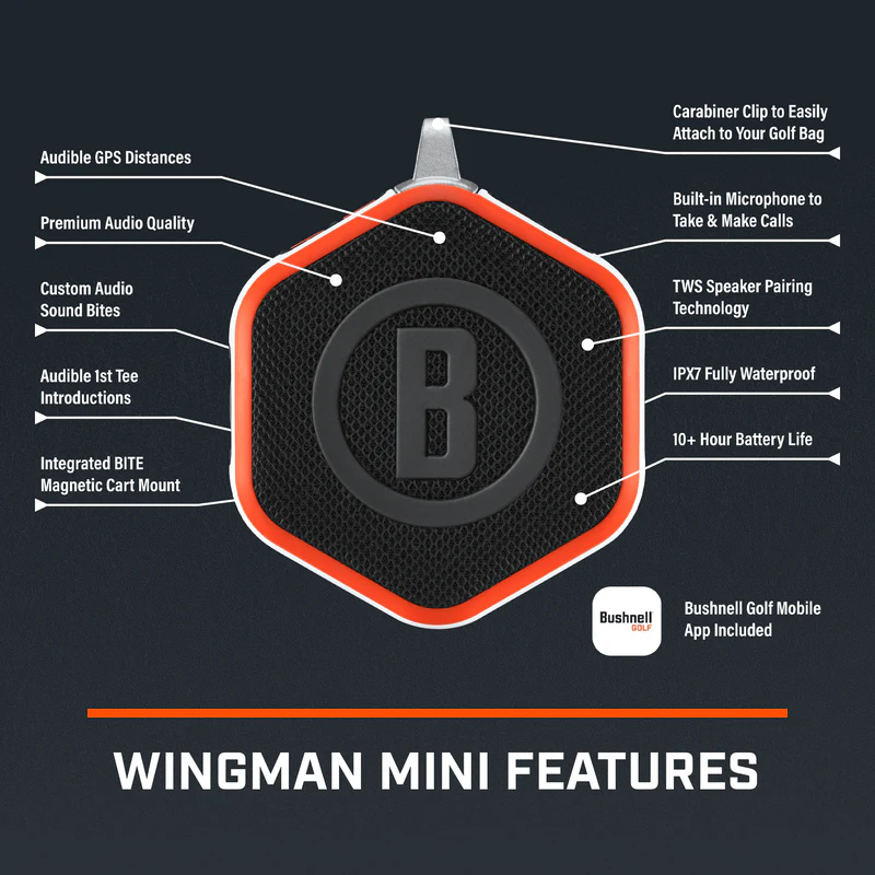 Bushnell Wingman Mini Golf GPS Speaker - Image 6