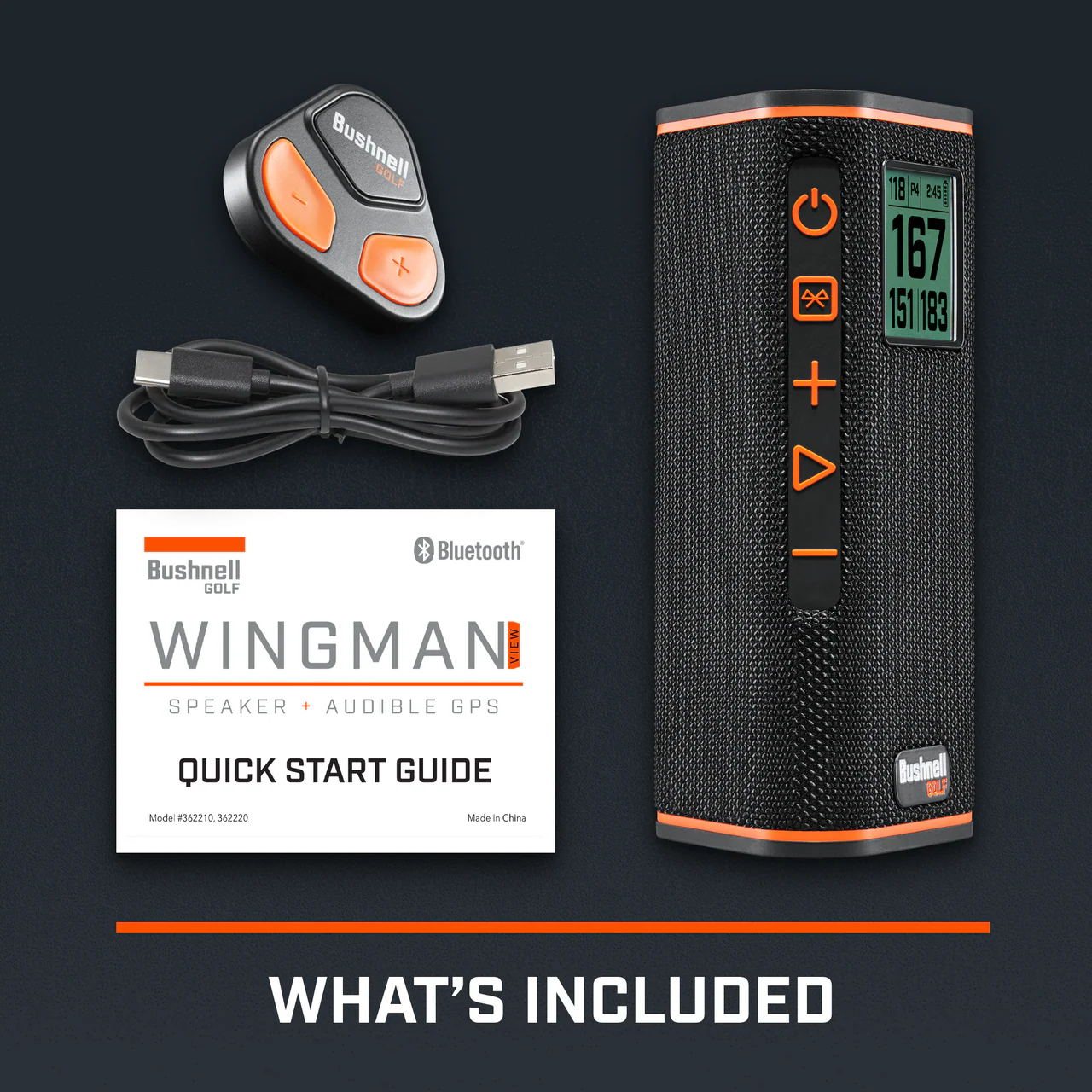 Bushnell Wingman View Golf GPS & Bluetooth Speaker - Image 16
