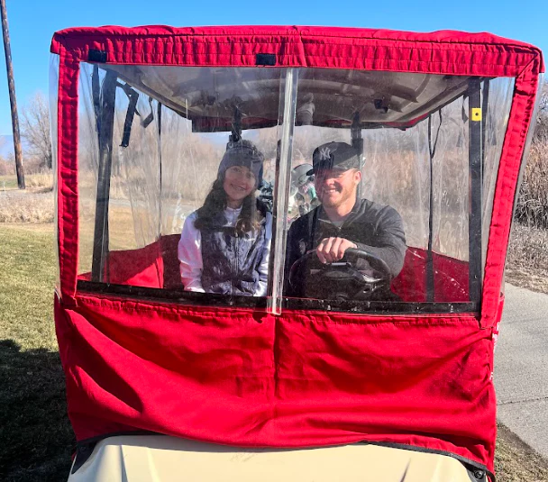 Clear Vision Golf Cart Cover - Image 4