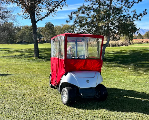 Clear Vision Golf Cart Cover - Image 5