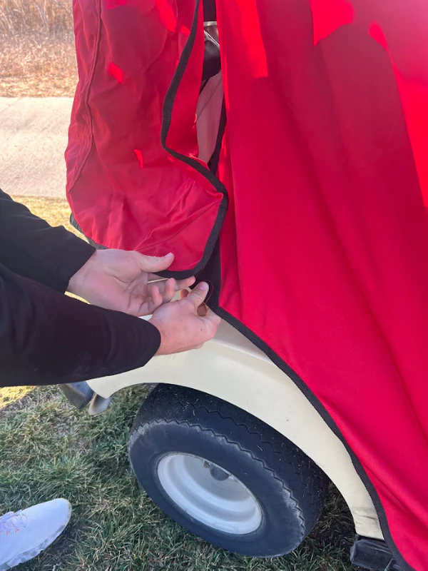Clear Vision Golf Cart Cover - Image 6