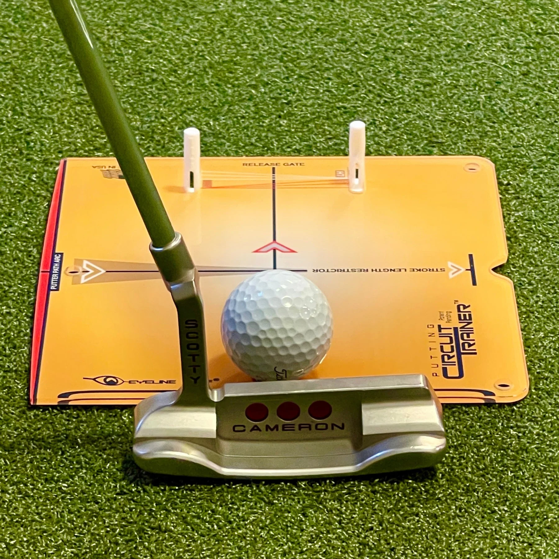 Eyeline Golf Putting Circuit Trainer - 3 Part System - Golf Putting Aid - Image 2