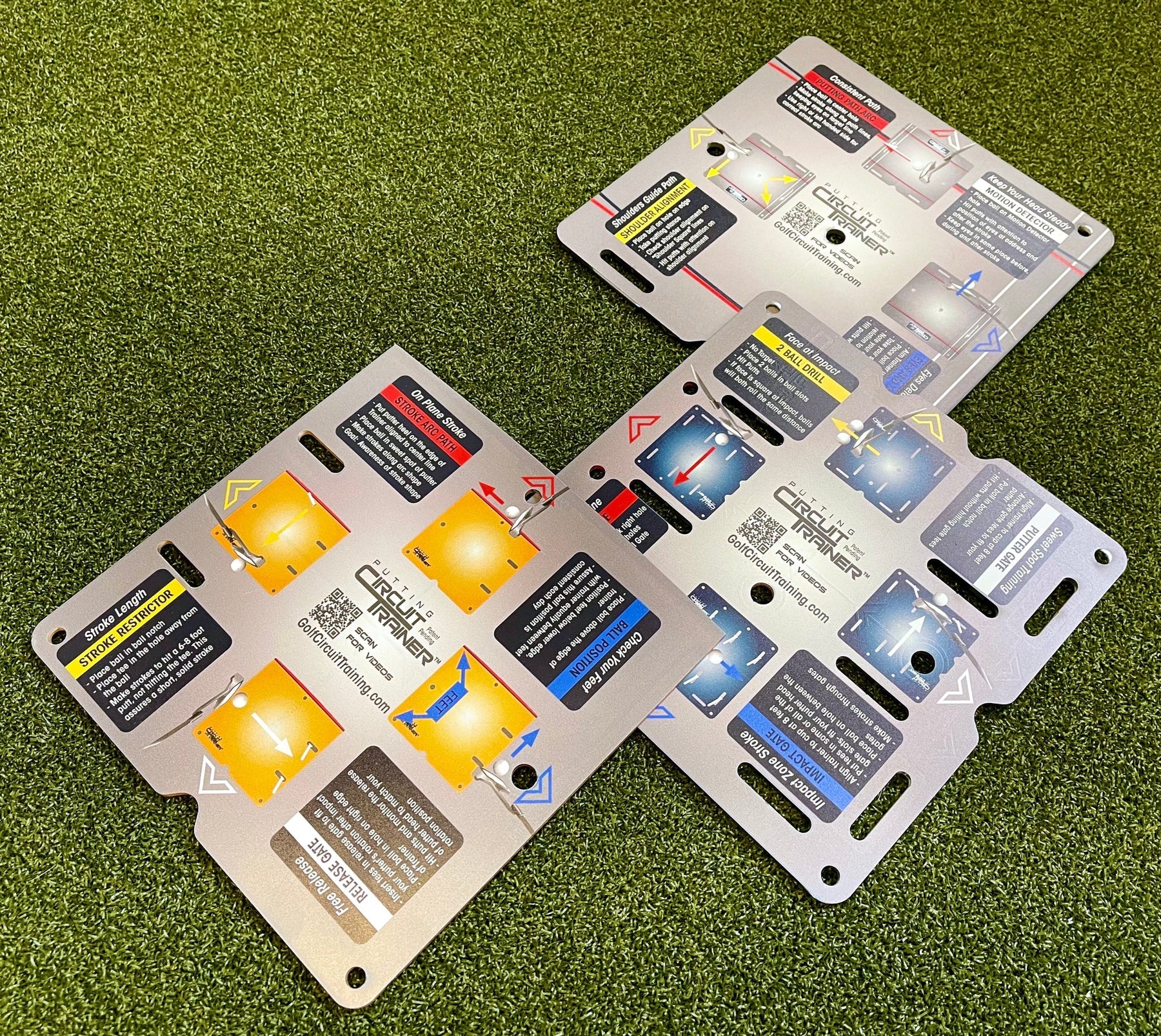 Eyeline Golf Putting Circuit Trainer - 3 Part System - Golf Putting Aid - Image 3