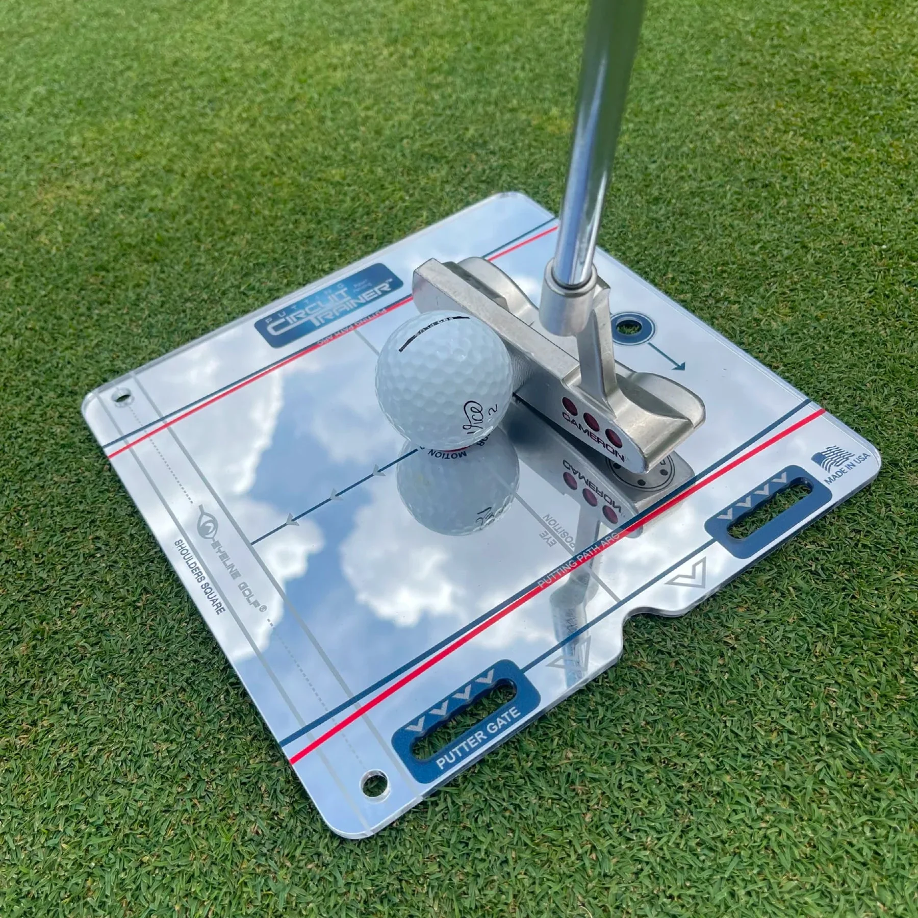 Eyeline Golf Putting Circuit Trainer - 3 Part System - Golf Putting Aid - Image 5