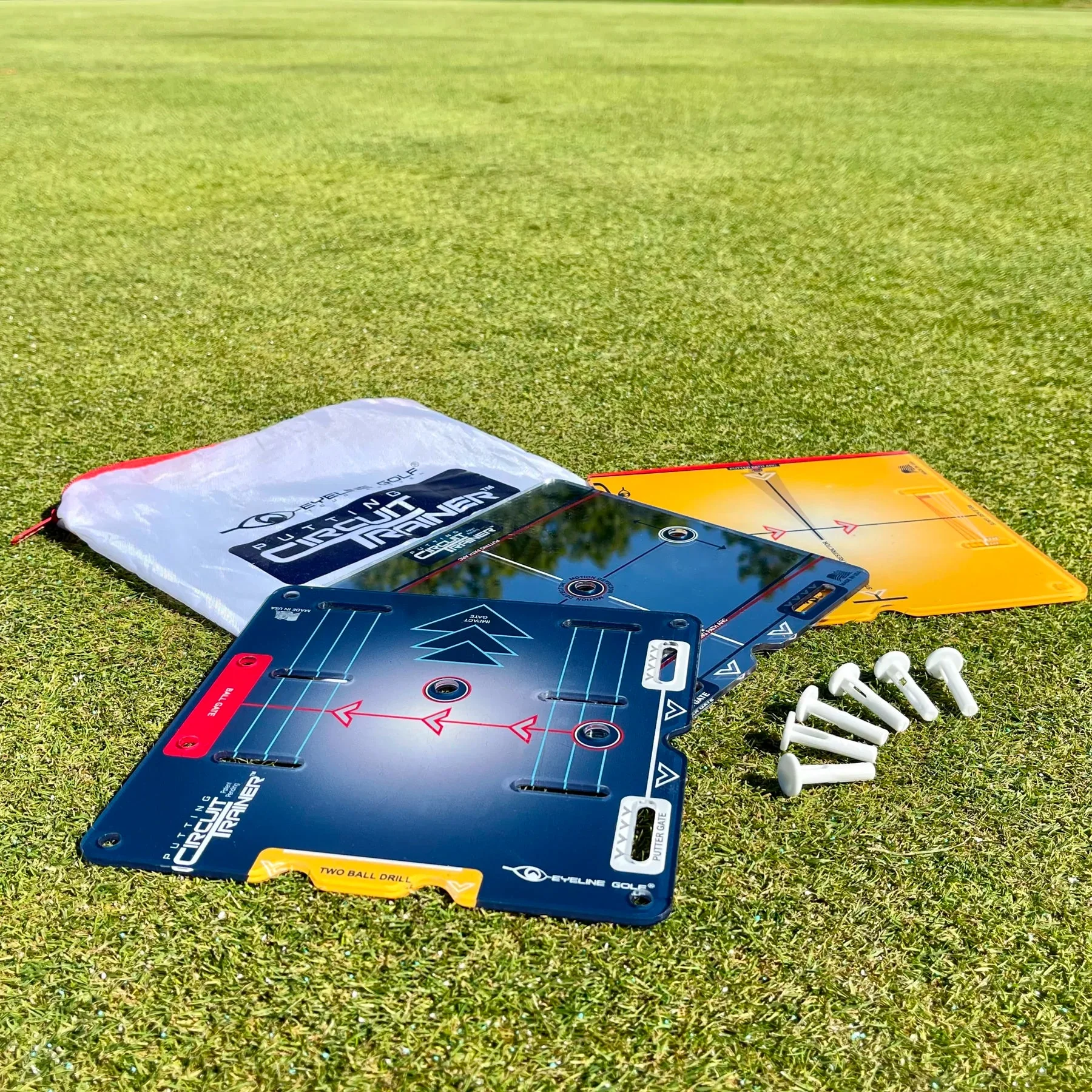 Eyeline Golf Putting Circuit Trainer - 3 Part System - Golf Putting Aid - Image 6