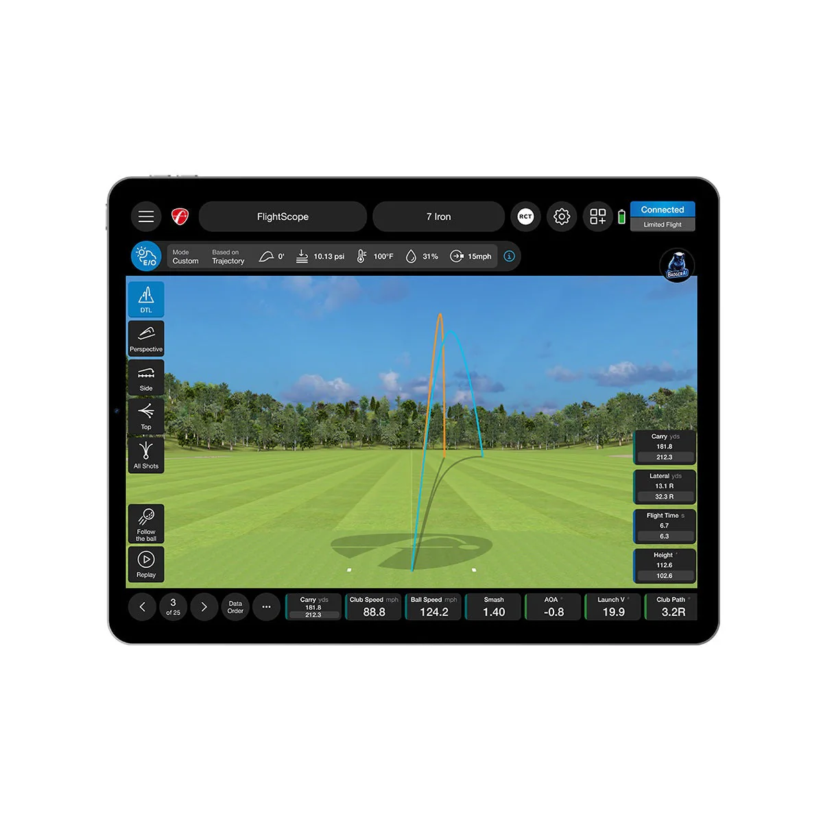 FlightScope X3C Golf Launch Monitor - Image 4