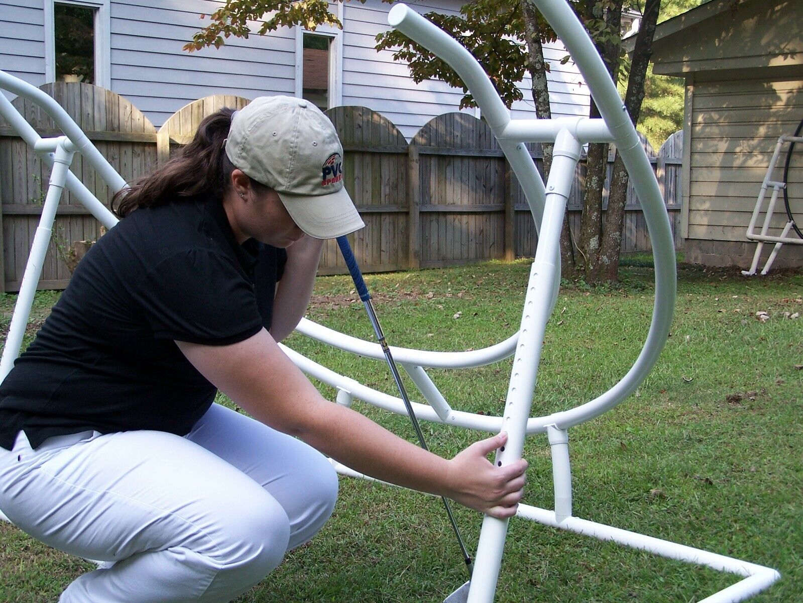Full Circle PVC Golf Swing Trainer - Golf Swing Training Aid - Image 9