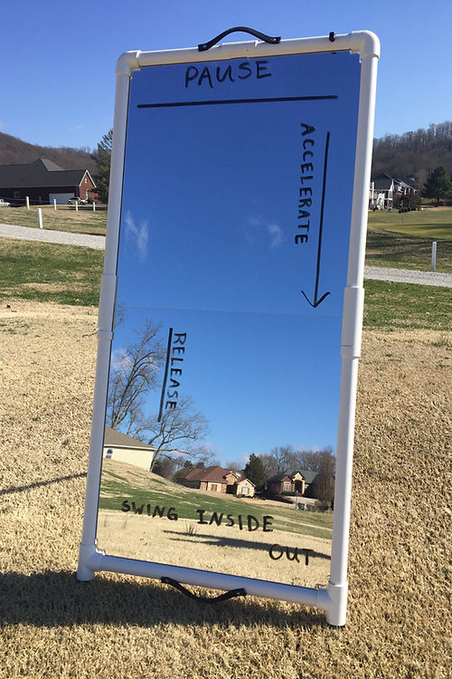 Full Size Folding Golf Mirror (2'x4') - Image 7