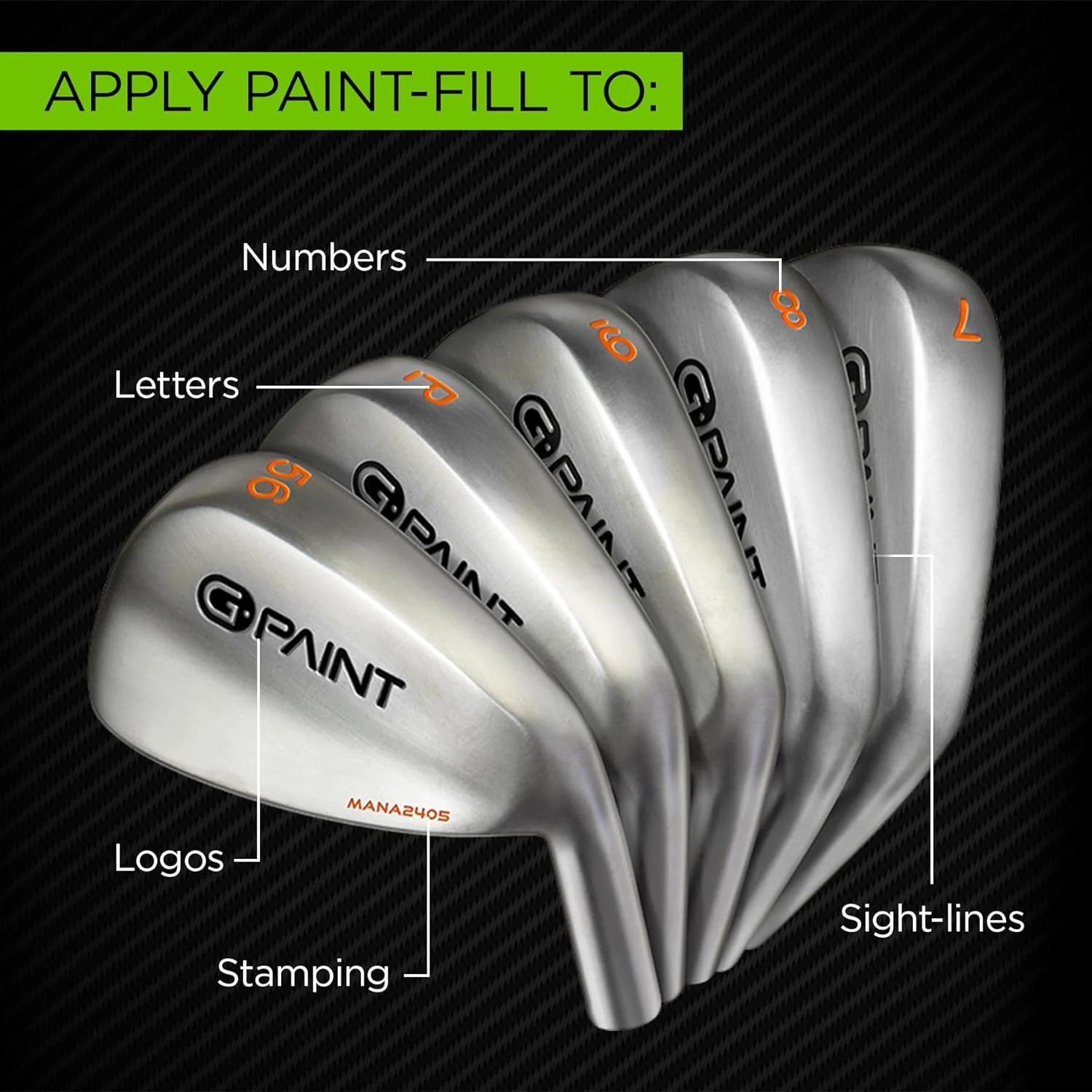 G-Paint Golf Club Paint - 8 Pack (All 8 Colors) - Image 5
