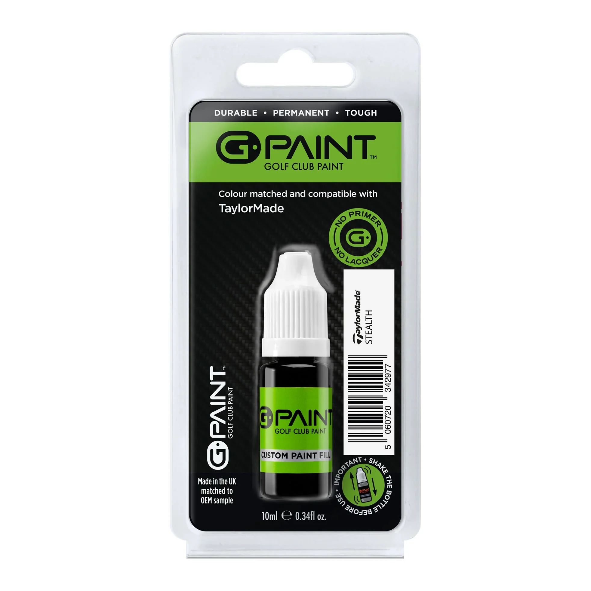 G-Paint Golf Club Paint - Taylormade Stealth / Stealth 2HD - Black