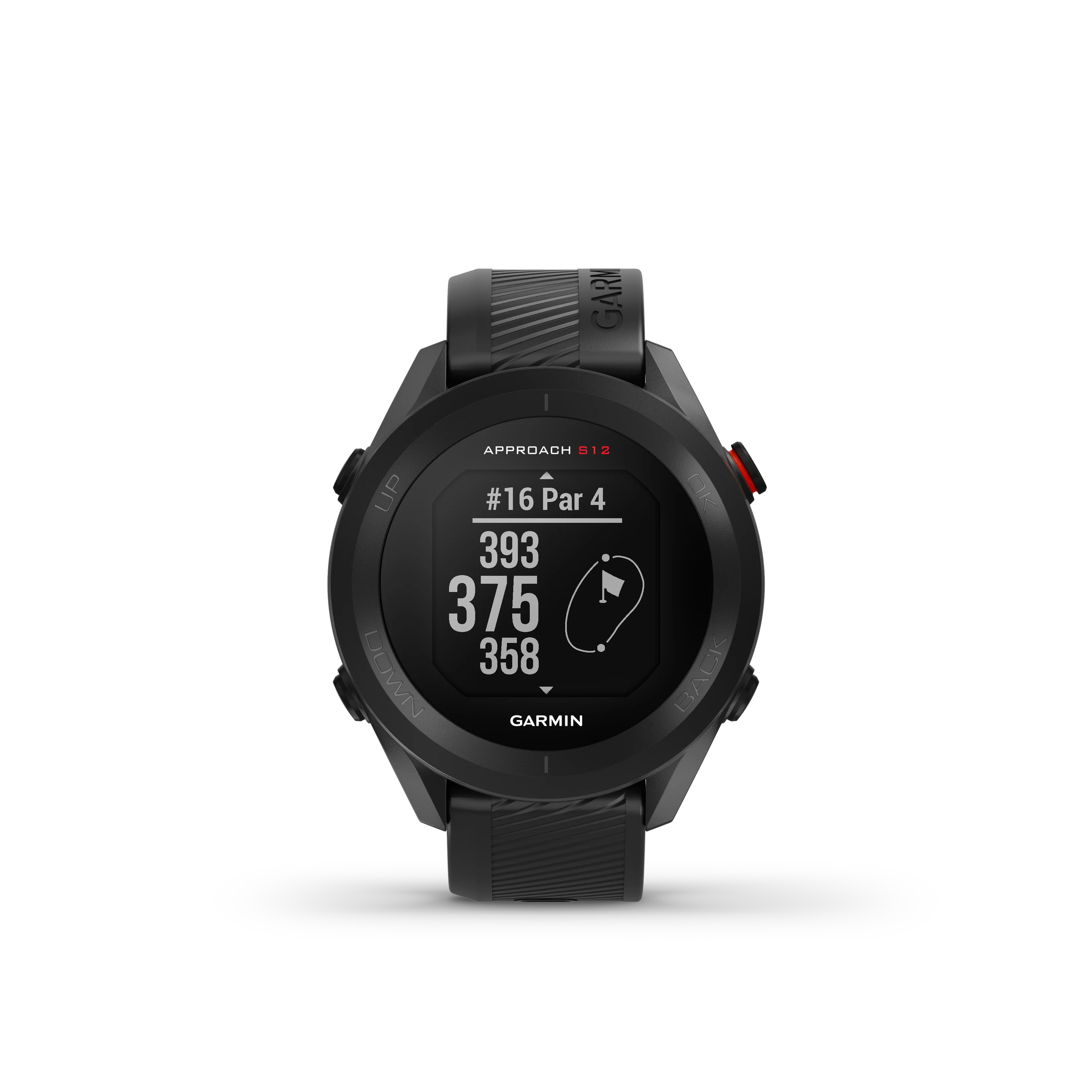 Garmin Approach S12 GPS Golf Watch - Black - Image 3