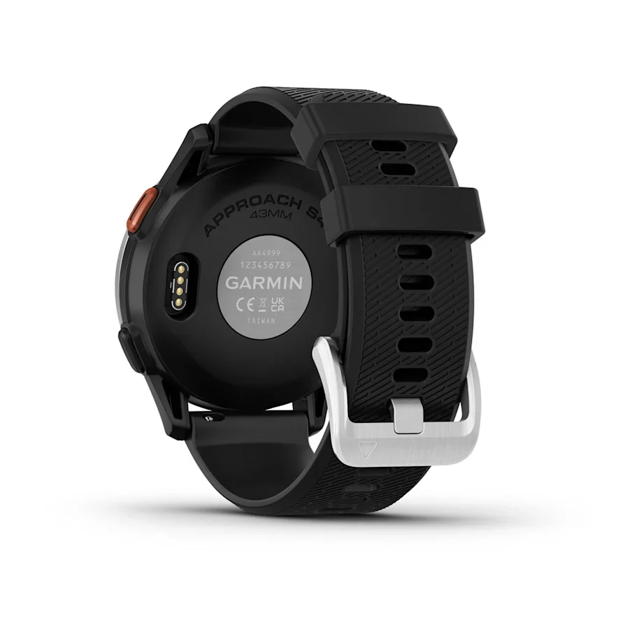 Garmin Approach S44 GPS Golf Watch - Silver Bezel/Black Band - Image 10