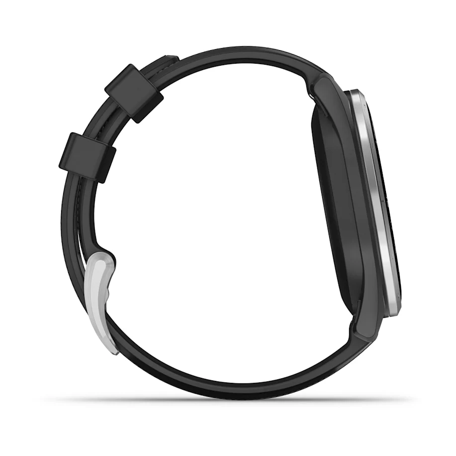 Garmin Approach S44 GPS Golf Watch - Silver Bezel/Black Band - Image 11