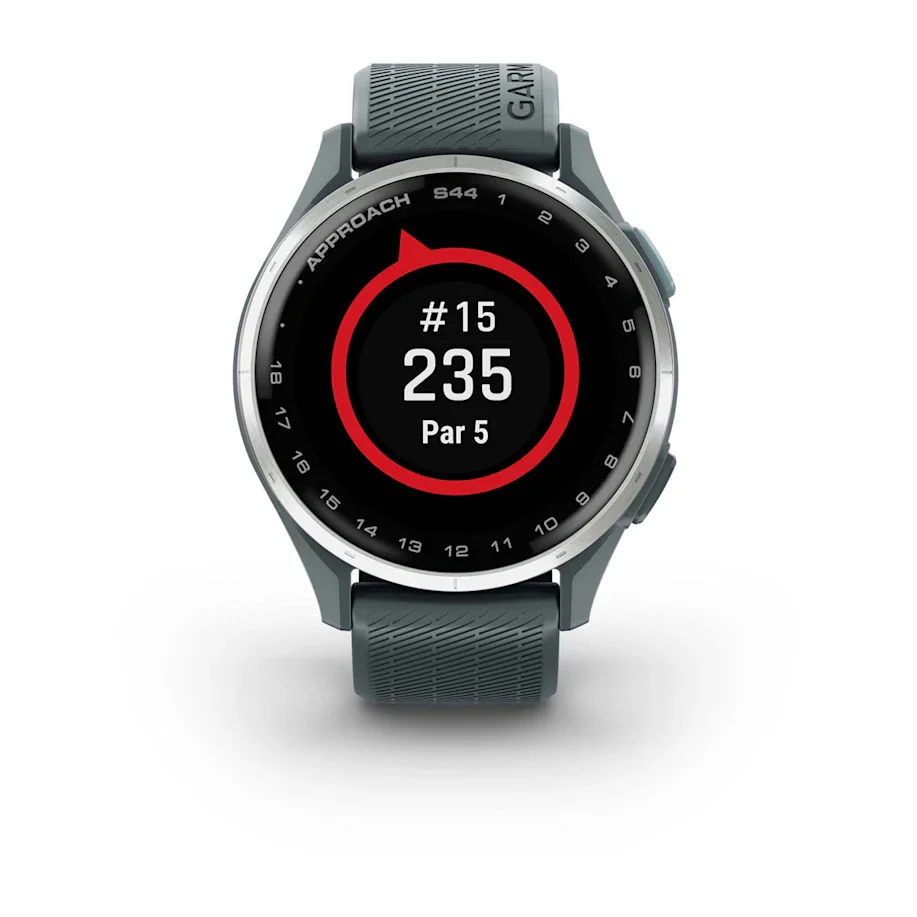 Garmin Approach S44 GPS Golf Watch - Silver Bezel /Twilight Band - Image 3