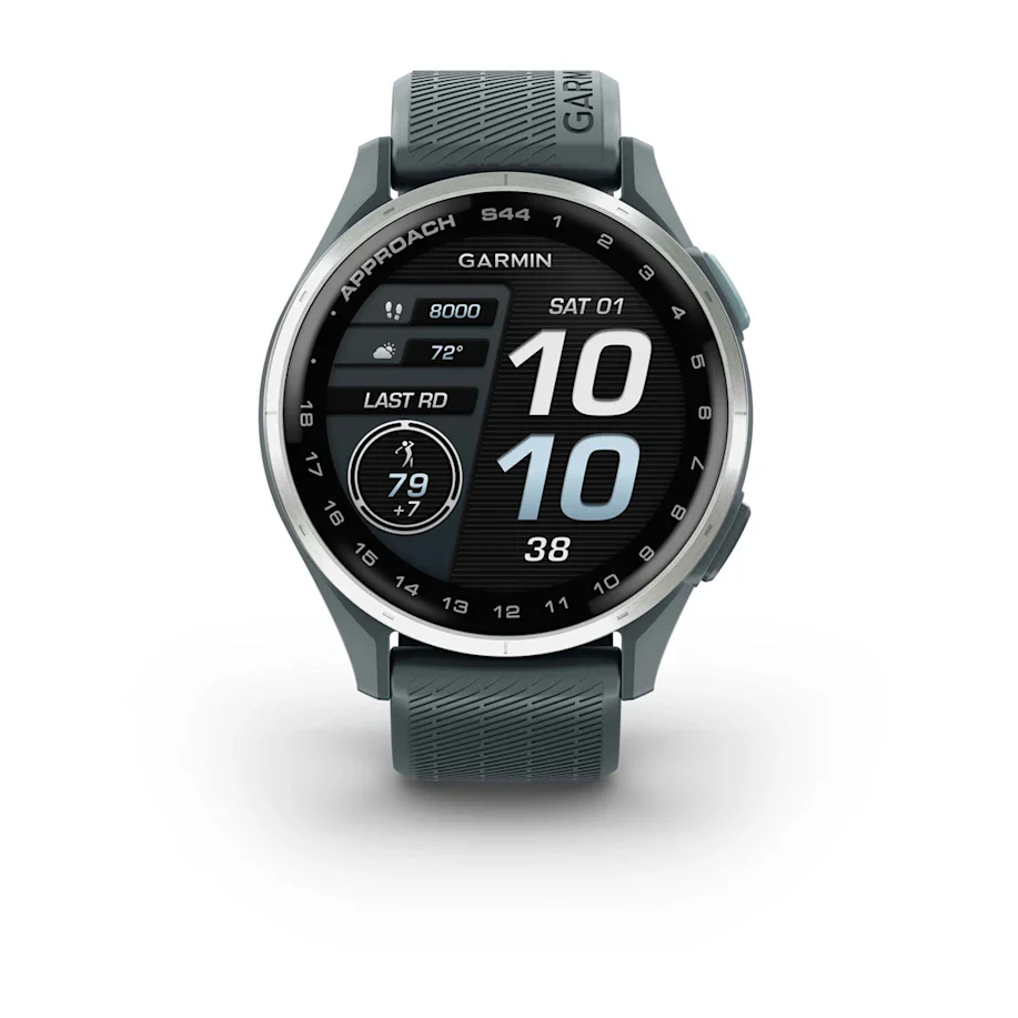 Garmin Approach S44 GPS Golf Watch - Silver Bezel /Twilight Band - Image 8