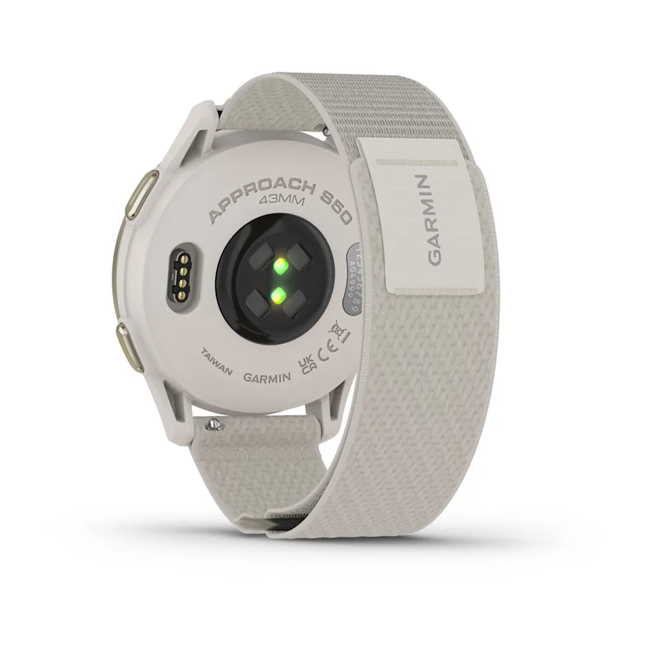 Garmin Approach S50 GPS Golf Watch - Gold Bezel/Ivory Band - Image 10