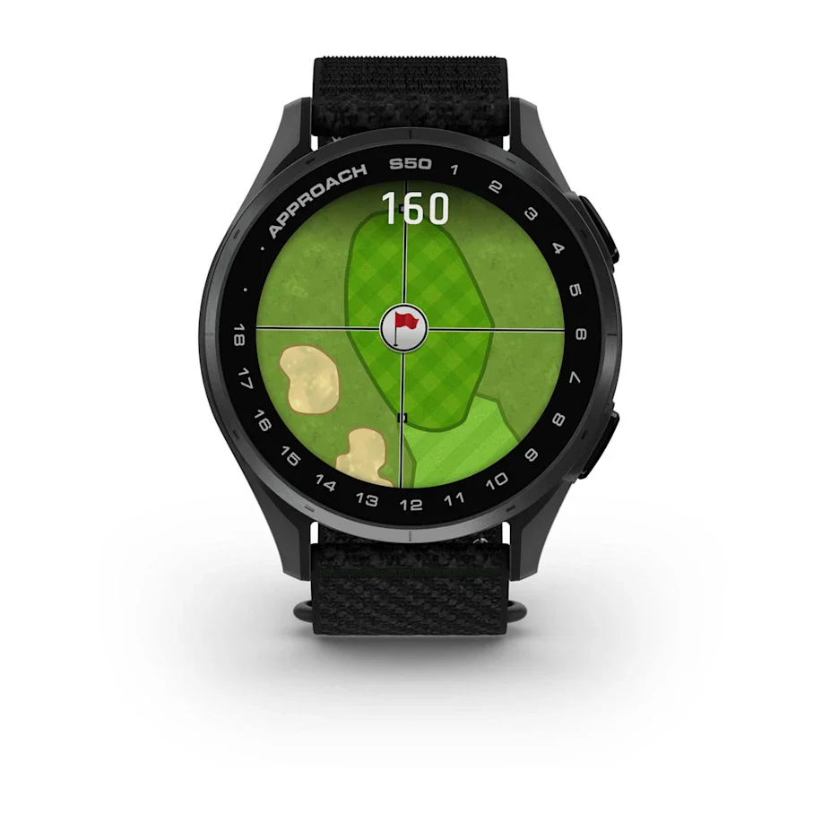 Garmin Approach S50 GPS Golf Watch - Slate Bezel/Black Band - Image 4