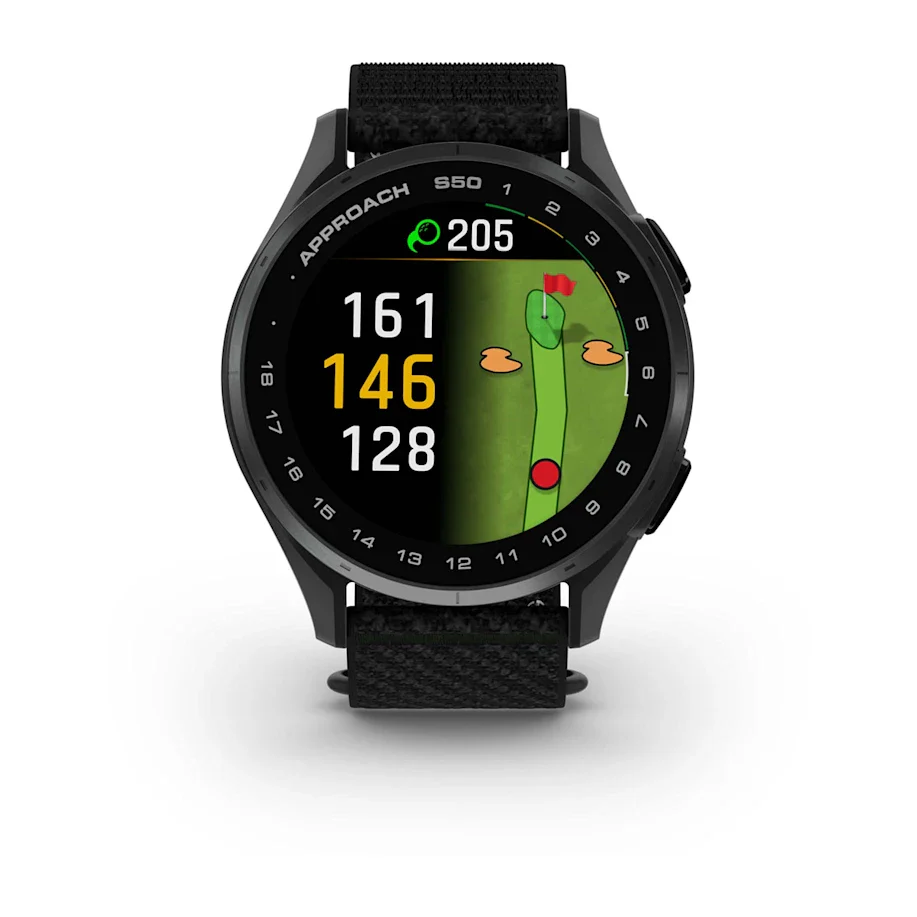 Garmin Approach S50 GPS Golf Watch - Slate Bezel/Black Band - Image 5
