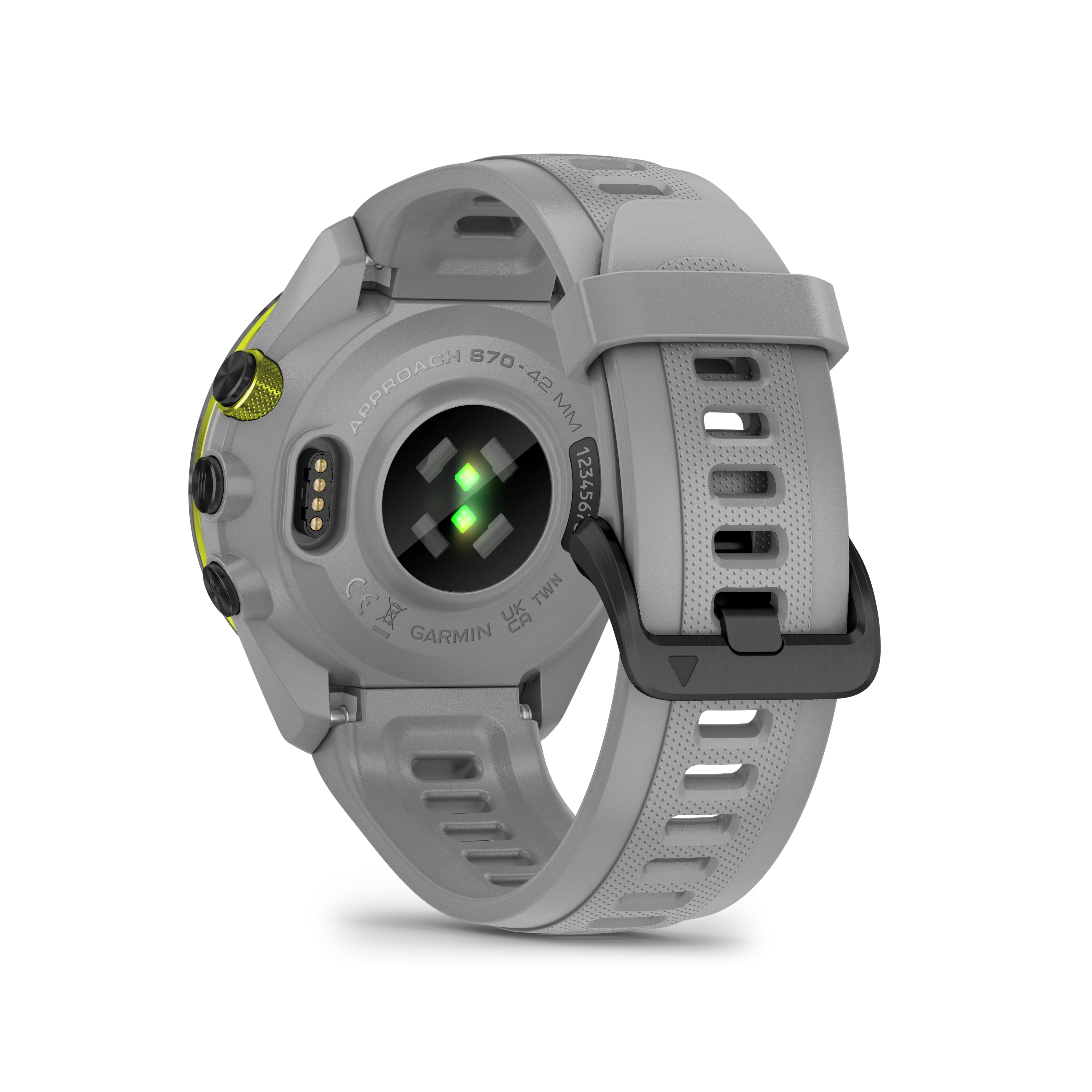 Garmin Approach S70 Golf GPS Watch - Black/42mm - Ceramic Bezel/Powder Gray Silicone Band - Image 13