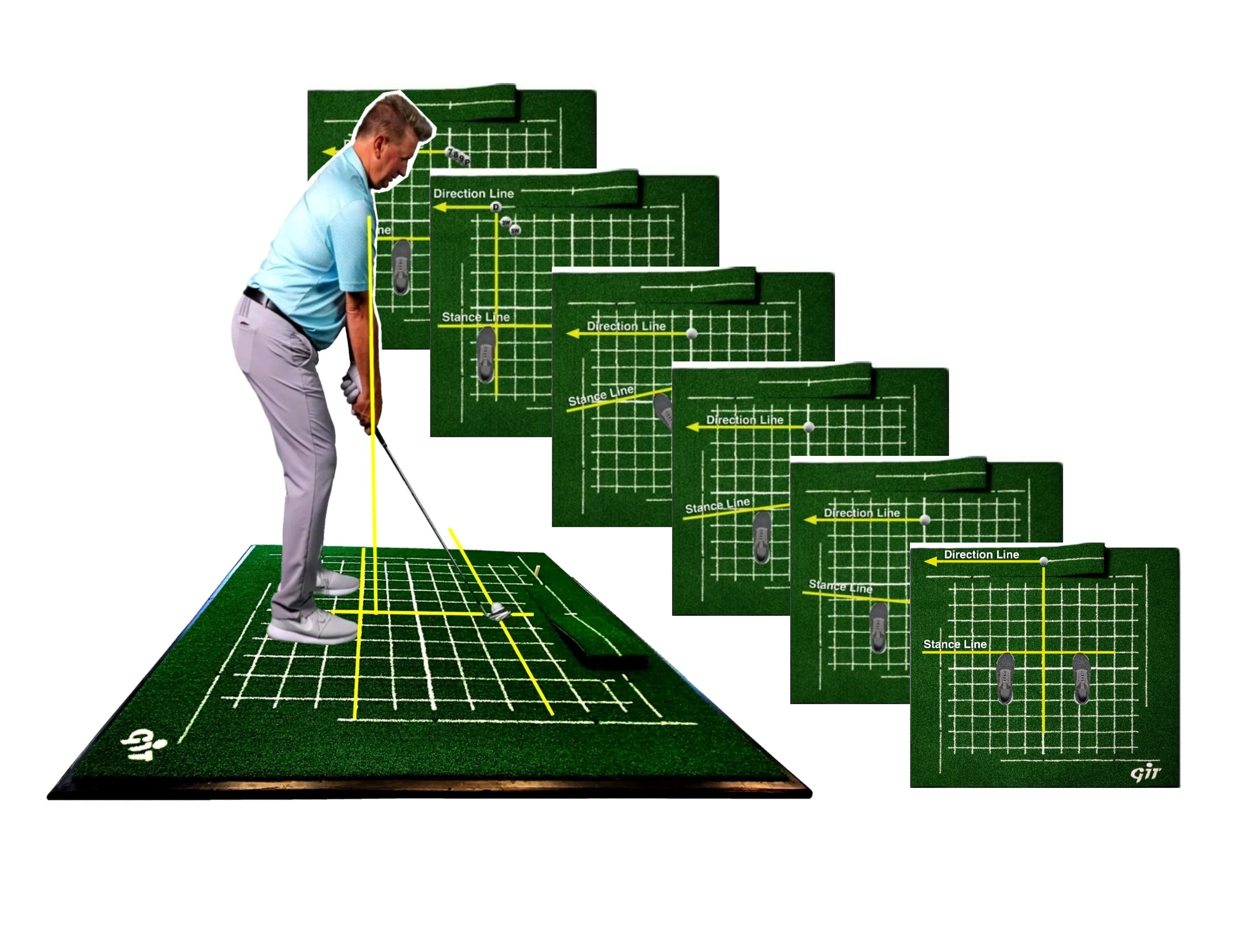 Golf Teaching Mat - Personal Model - Image 4