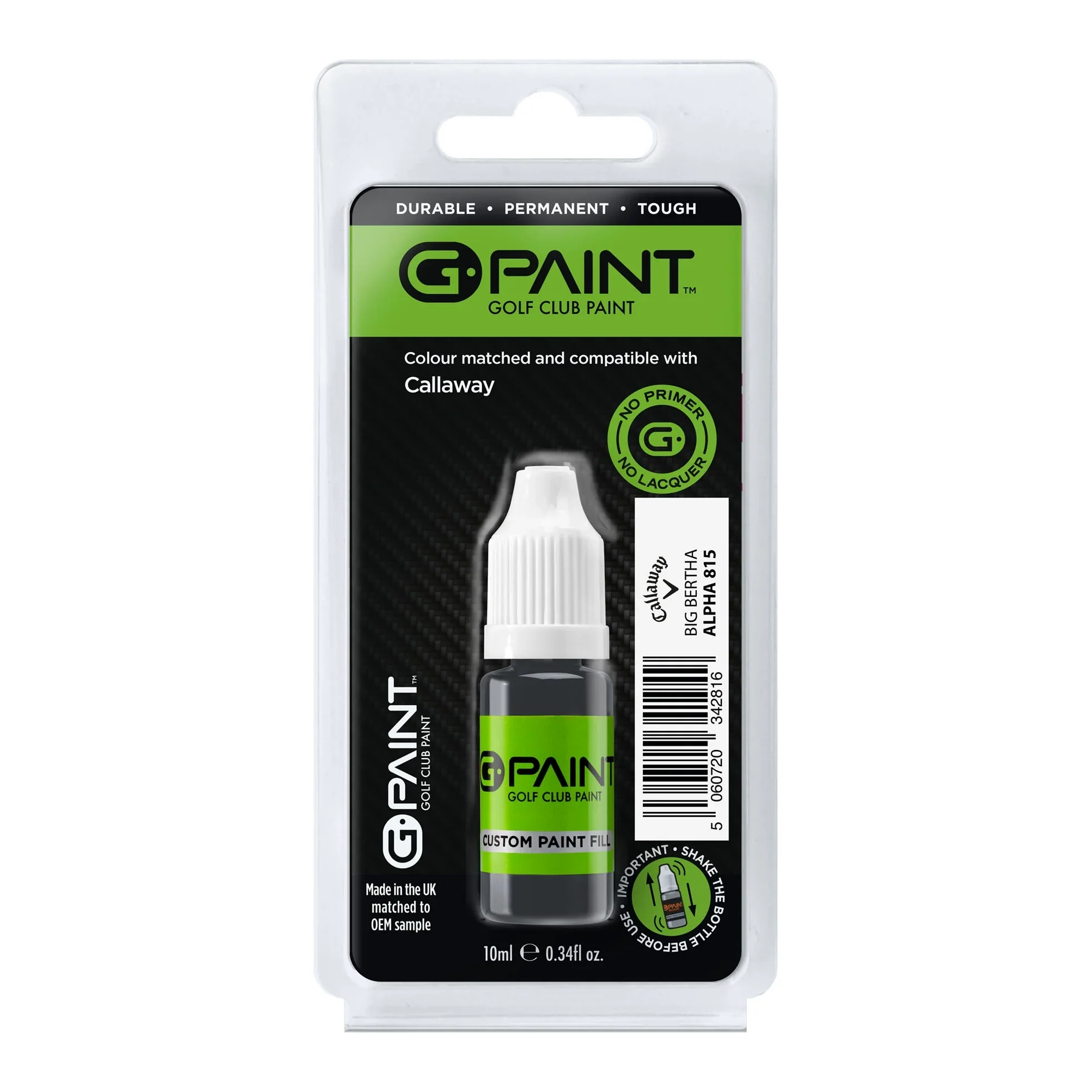 GPaint Golf Club Touch Up Paint - Callaway Big Bertha Alpha