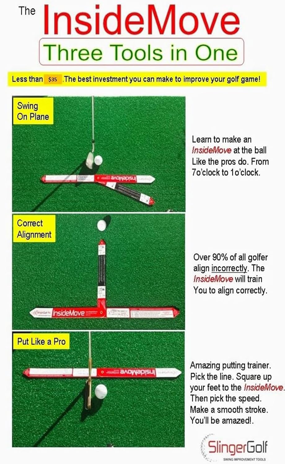 Inside Move Golf Swing Training Aid - Image 7