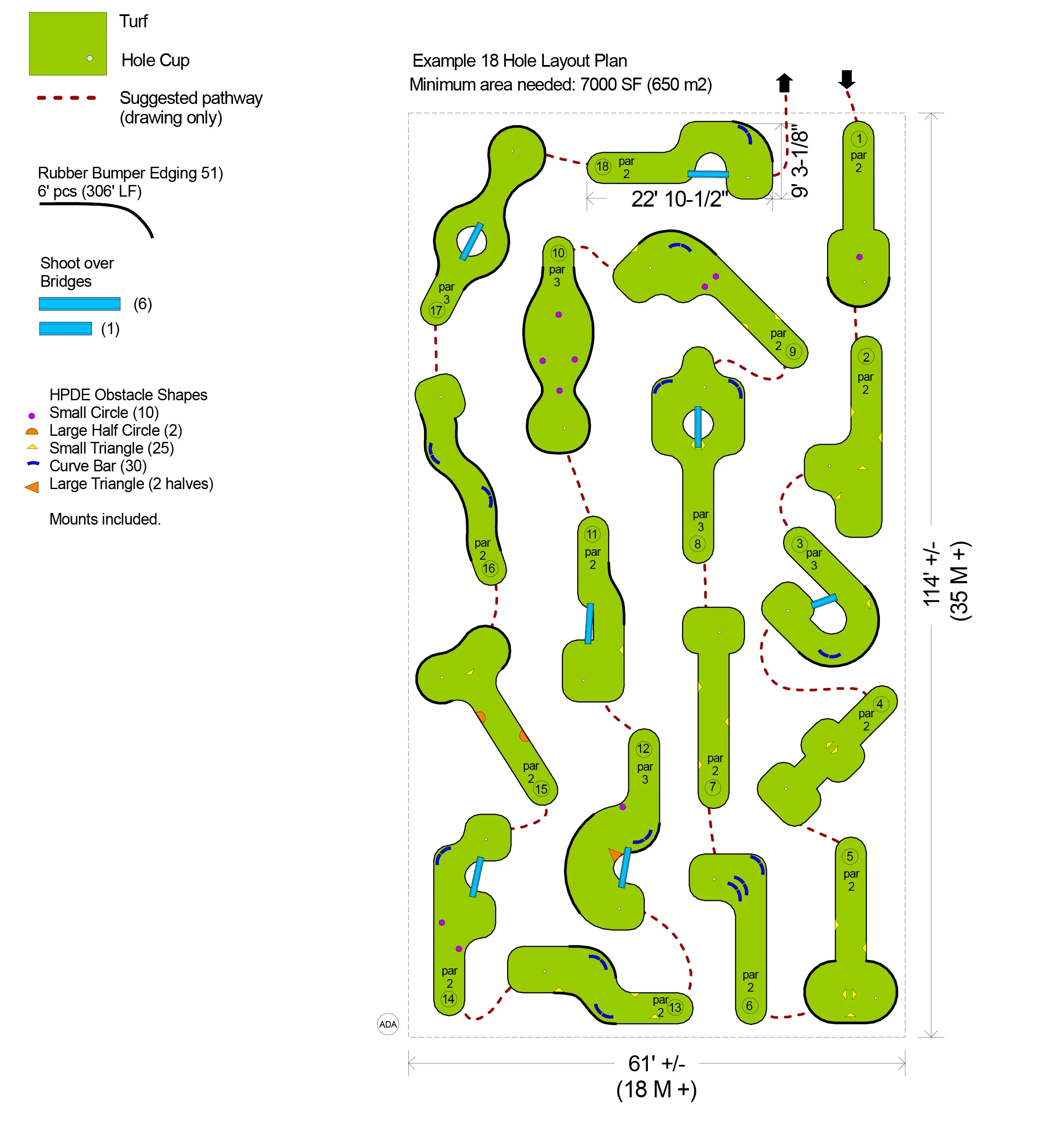 Mini Links Anywhere Links Junior Miniature Golf Course - Image 4