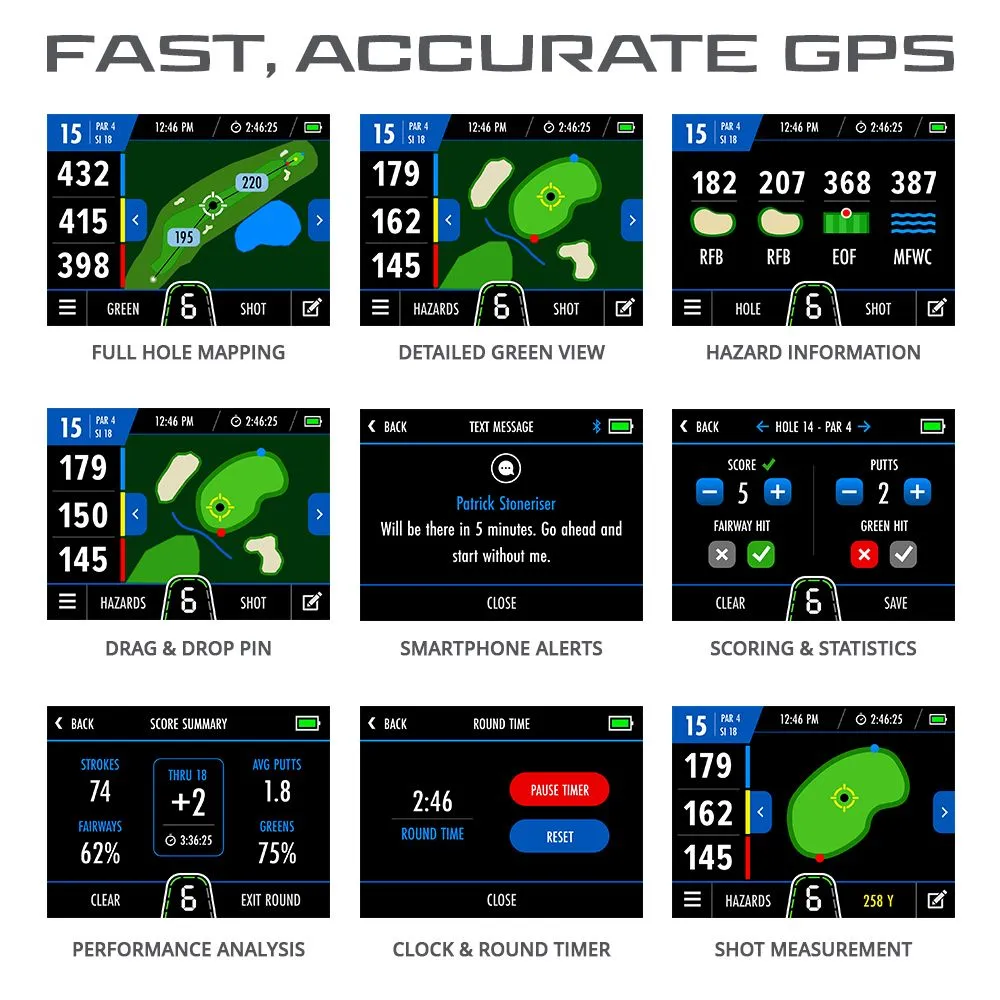 Motocaddy M7 GPS Electric Remote Golf Trolley - Image 3