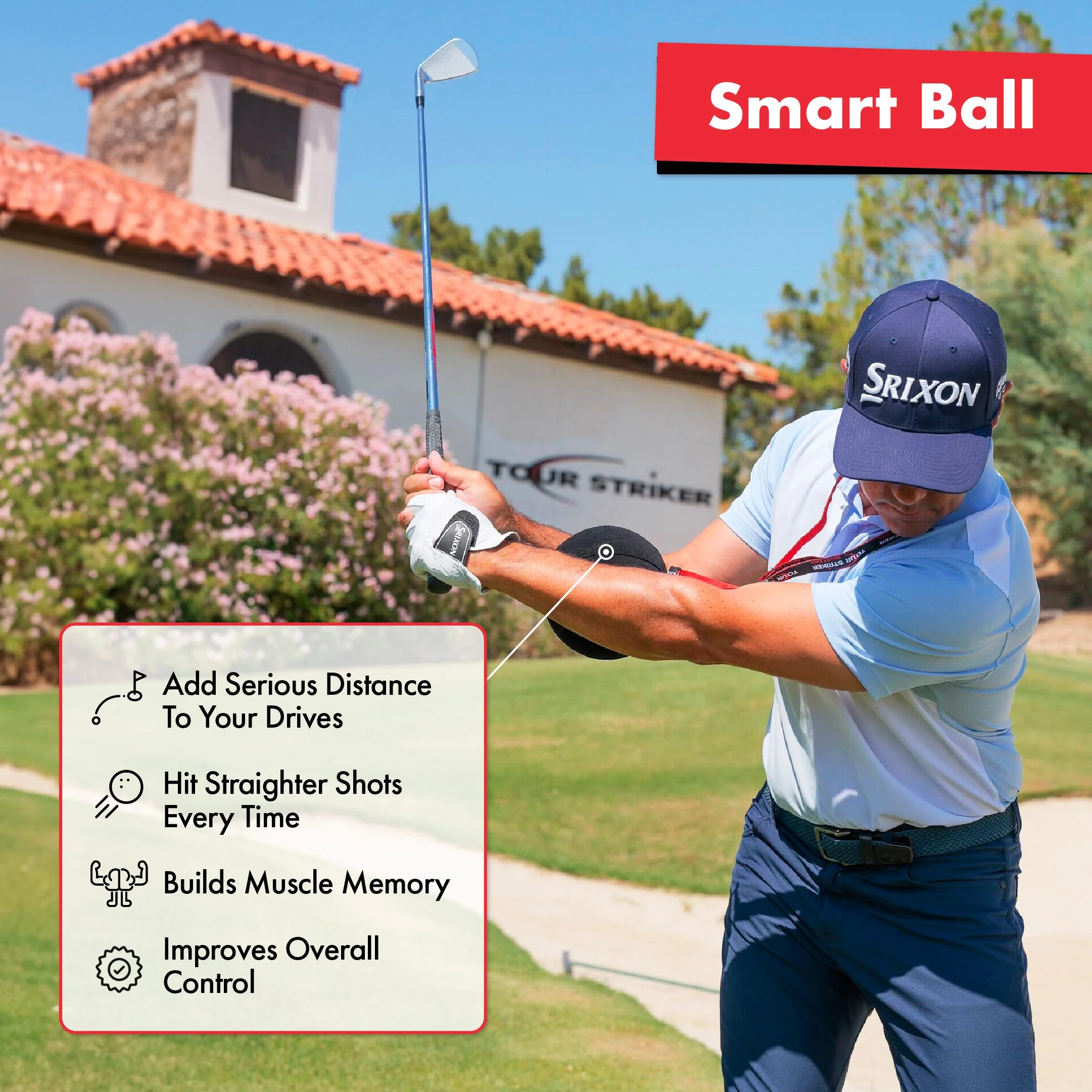 Tour Striker Smart Ball - Golf Swing Training Aid - Image 3