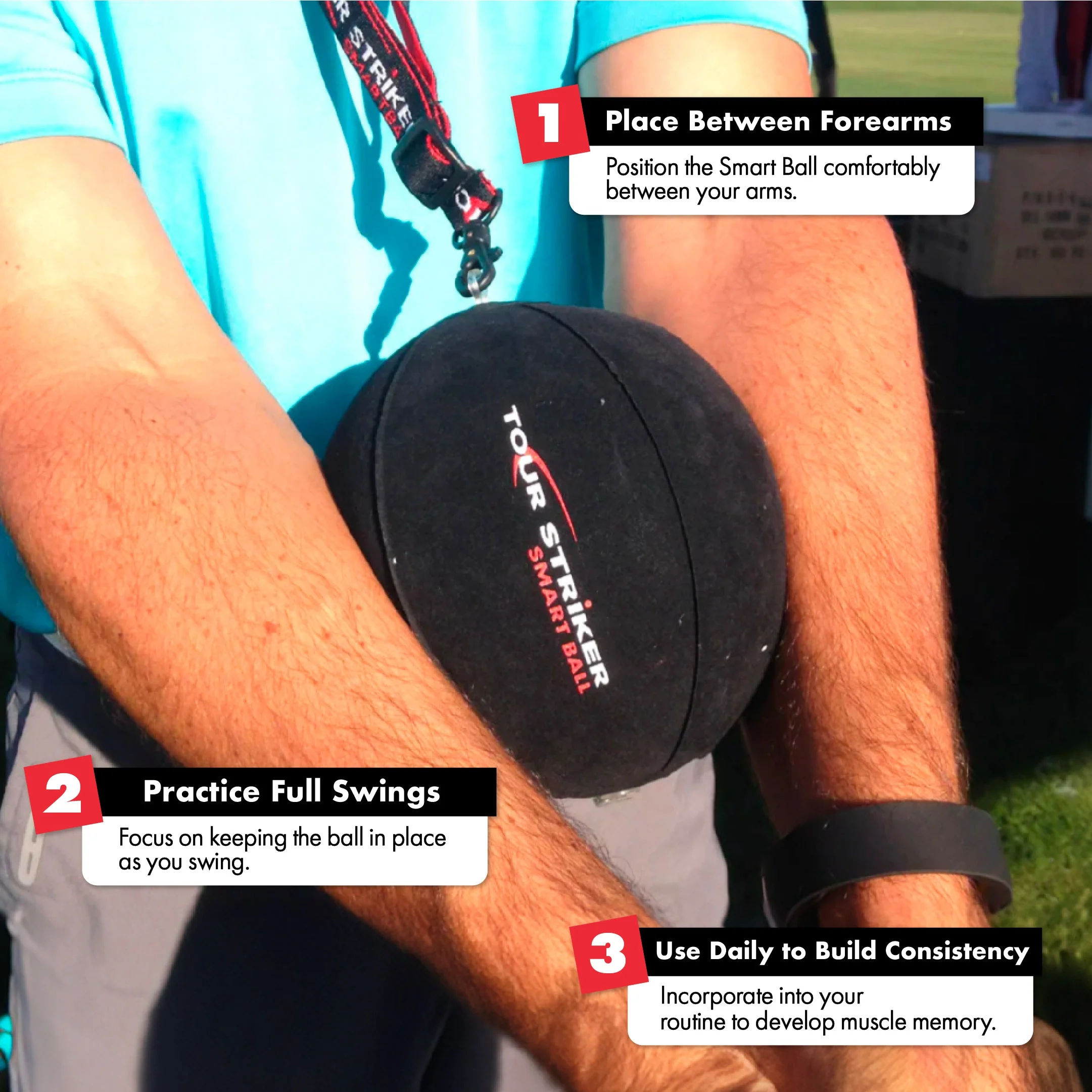Tour Striker Smart Ball - Golf Swing Training Aid - Image 4