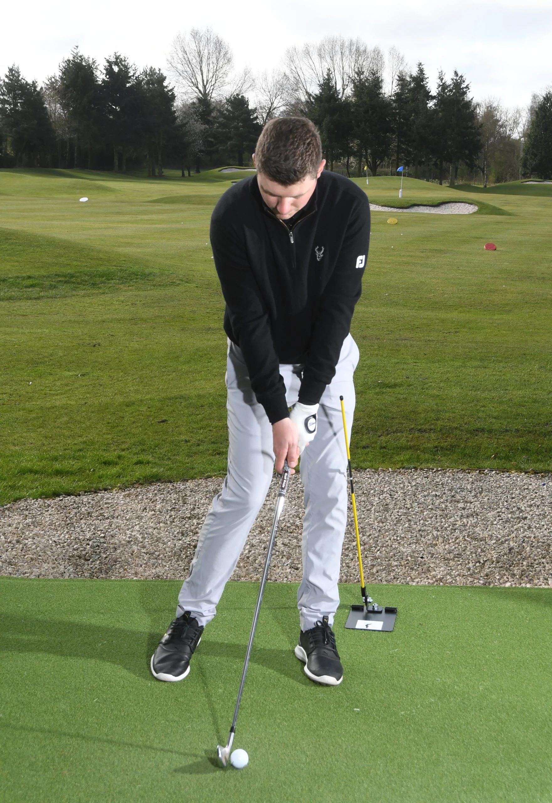 Golf Swing Plate with Alignment Rods - Golf Swing Plane Training Aid - Image 10