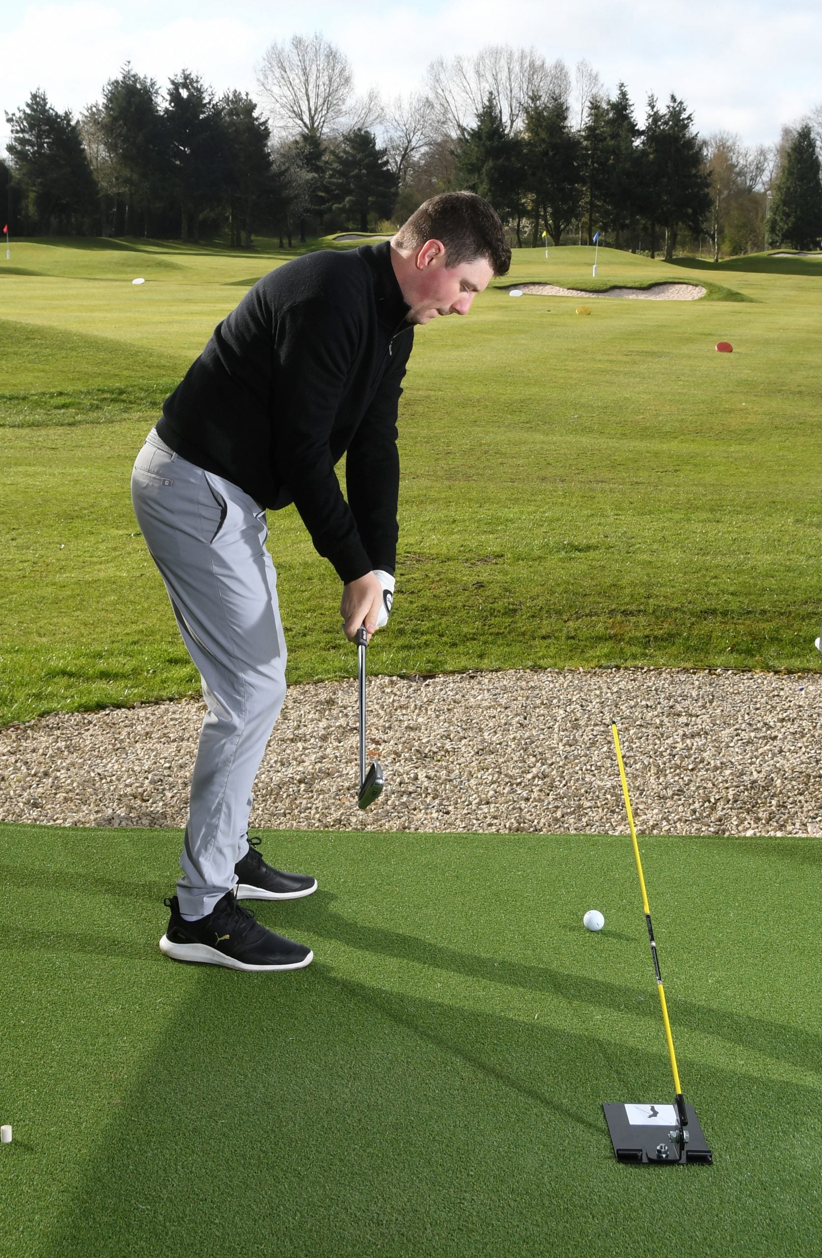 Golf Swing Plate with Alignment Rods - Golf Swing Plane Training Aid - Image 8