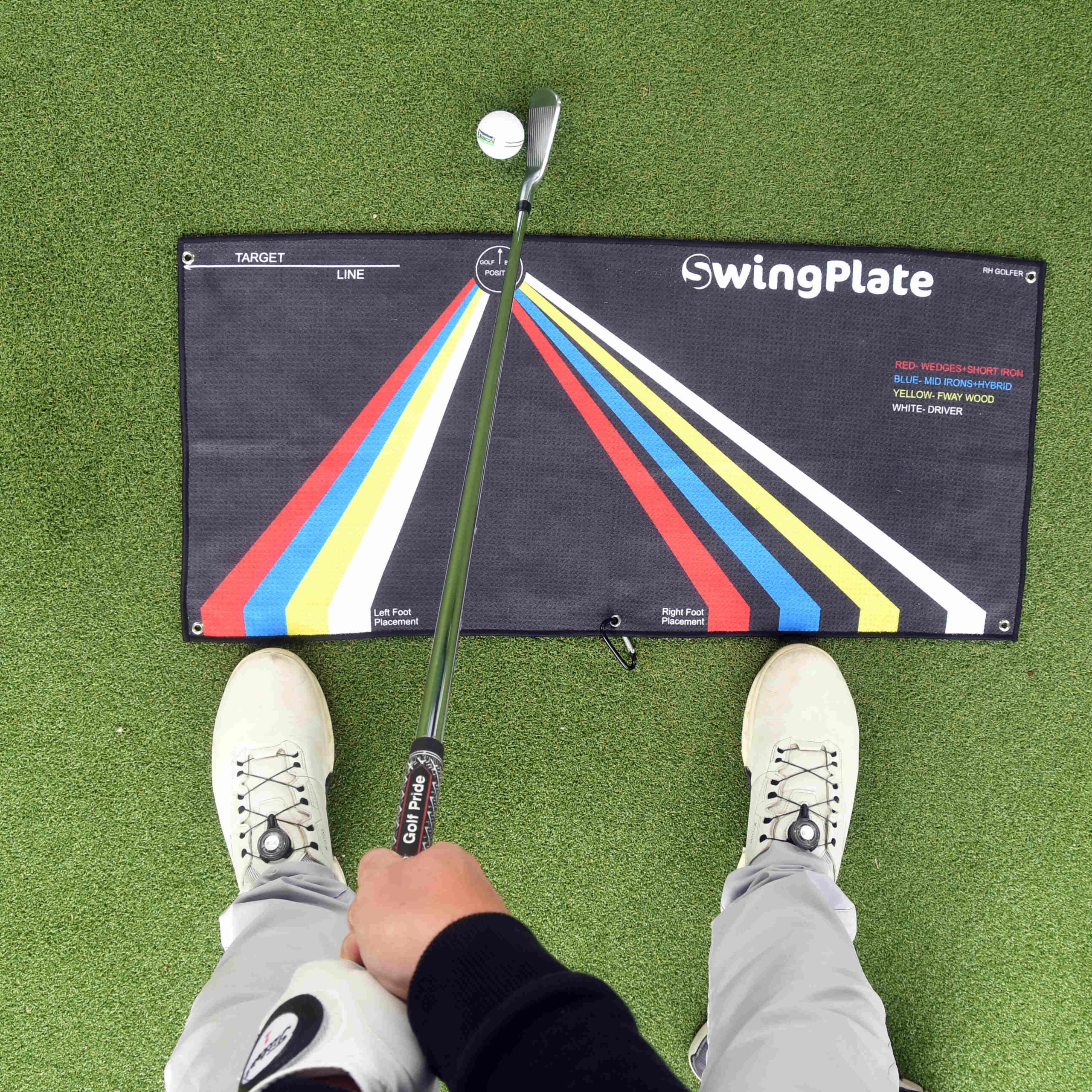 The Swing Plate Stance Towel - Golf Swing Trainer - Image 2