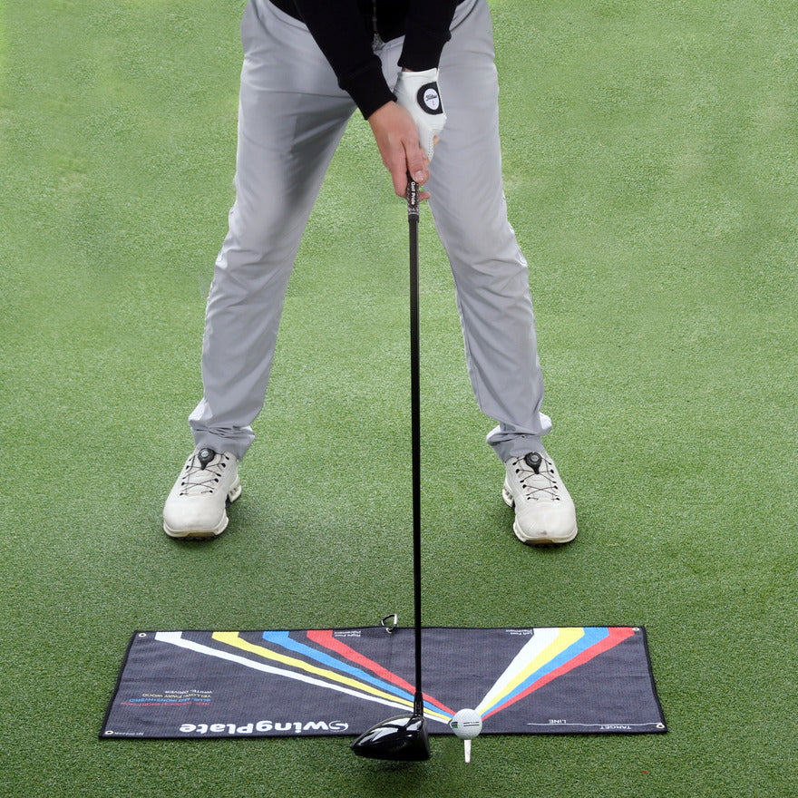 The Swing Plate Stance Towel - Golf Swing Trainer - Image 4