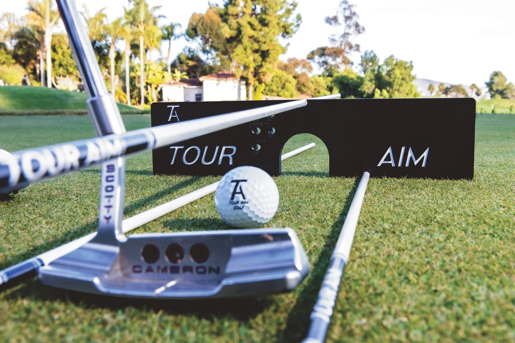 Tour Aim 2.0 Golf Training Aid (With 3 Alignment Sticks)