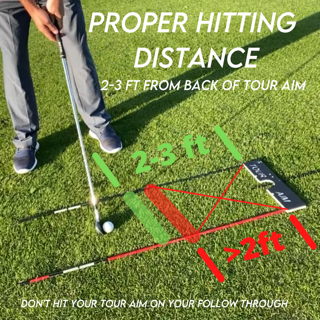 Tour Aim 2.0 Golf Training Aid (With 3 Alignment Sticks) - Image 3